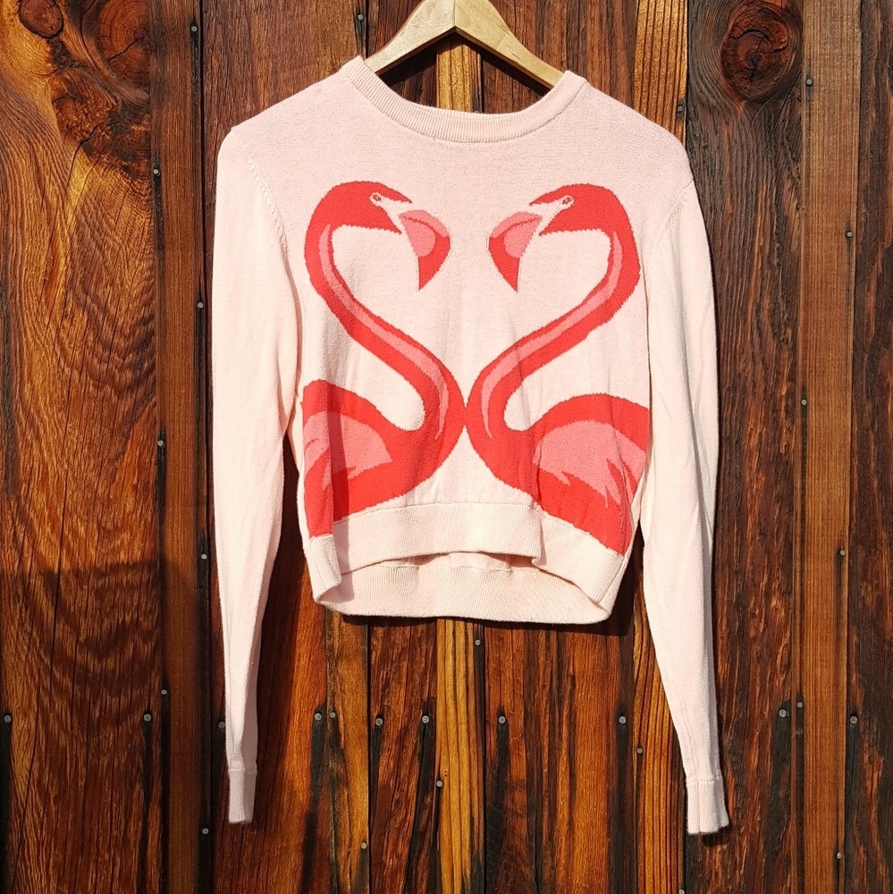 Pink Flamingos sweater